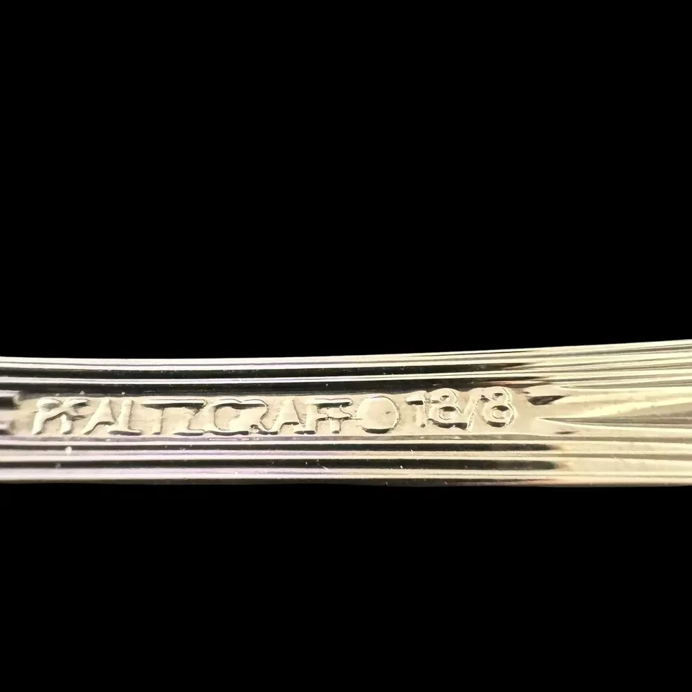 Pfaltzgraff FAIRISLE Flat Handle Master Butter Knife 6 3/4